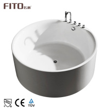 Round Freestanding Factory Price Soaking Indoor Small Bathtub